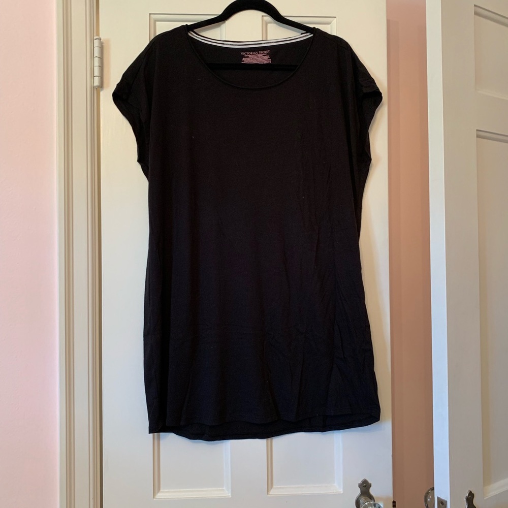 Victoria’s Secret Black Cotton Nightgown